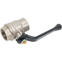 Шаровый кран В/В Ду-25 /1" ручка черная Bugatti OREGON 03000175