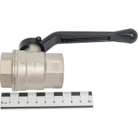 Шаровый кран В/В Ду-25 /1" ручка черная Bugatti OREGON 03000175