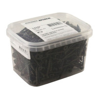 Саморез Качественный Крепеж 3,5х32 потай, крупная резьба, оксид 550 шт 0500361 КЧ