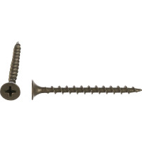 Саморез Качественный Крепеж 3,5х45 потай, крупная резьба, оксид 320 шт 0500367 КЧ