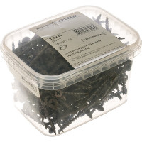 Саморез Качественный Крепеж 3,5х45 потай, крупная резьба, оксид 320 шт 0500367 КЧ