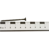 Саморез Качественный Крепеж 3,5х51 потай, крупная резьба, оксид 250 шт 0500369 КЧ