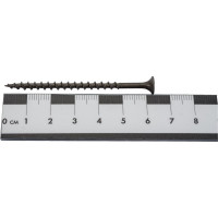 Саморез Качественный Крепеж 4,2x64 потайная головка, крупная резьба оксид 150 шт 0300373 КЧ