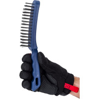 Кордщетка (ручная, 5-рядная, стальная, 280 мм) КОБАЛЬТ 248-665