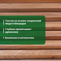 Невымываемый антисептик ECO ULTRA для ответственных конструкций (готовый состав) 10 л PROSEPT 017-10