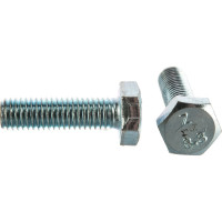 Болт Tech-Krep/Zitar DIN933 с шестигранной головкой, оцинкованный М10х35 6шт - пакет 102977