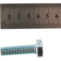 Болт Tech-Krep/Zitar DIN933 с шестигранной головкой, оцинкованный М10х35 6шт - пакет 102977