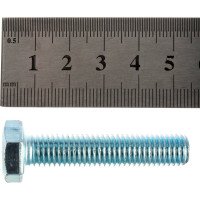 Болт Tech-Krep/Zitar DIN933 с шестигранной головкой, оцинкованный М10х50 2 шт - пакет 102978