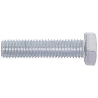 Болт Tech-Krep/Zitar DIN933 с шестигранной головкой, оцинкованный М12х50 + гайка + шайба 2 шт - пакет 136923