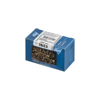 Универсальные саморезы 20x3,5 мм 200 шт желтые коробка с окном Zitar 102232