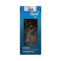 Универсальные саморезы 50x4,0 мм 200 шт желтые коробка с окном Zitar 102247