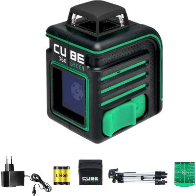 Лазерный уровень ADA Cube 360 Green Professional Edition А00535