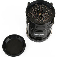 Фонарь для кемпинга Camelion LED5632 3XR03, черный, 3X COB LED 13368