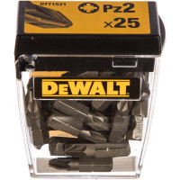 Набор бит PZ2x25 мм, 25 шт. DEWALT DT71521