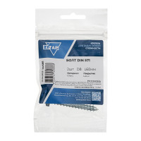 Сантехнический болт DIN 571 оцинкованный 8х60, 2шт - пакет Zitar 102588