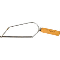 Ножовка по металлу 150 мм деревянная рукоятка TOPEX 10A115