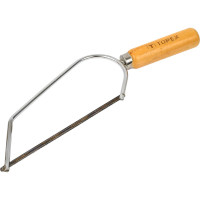 Ножовка по металлу 150 мм деревянная рукоятка TOPEX 10A115