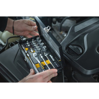 Набор инструментов 18 предметов 1/4" Inforce, Сталь Cr-V, Профессиональный, 06-07-13