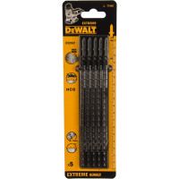 Пилки для лобзика по дереву (180 мм; шаг зубьев 4 мм) 5 шт. DEWALT DT 2167