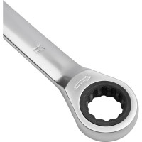 Комбинированный ключ с трещоткой 17мм AV Steel  AV-315017