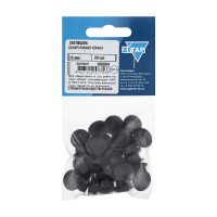 Декоративная заглушка 12 мм, черная, 30 шт, пакет Zitar 108884