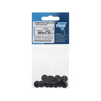 Заглушка №2, черная, 15 шт, пакет Zitar 106201