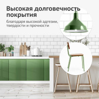 Аэрозольная краска в баллончике KUDO высокопрочная алкидная универсальная глянцевая RAL 6011 фисташковая KU-1008