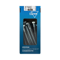 Сантехнический болт DIN 571, оцинкованный, 10x100 мм, 15 шт. в коробке с окном Zitar 126561