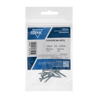 Саморез ШУц с потайной головкой 4,0x25 мм, 20 шт., пакет Zitar 102427