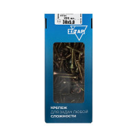 Универсальные саморезы, желтые, 30x5,0 мм, 200 шт., коробка с окном Zitar 102260