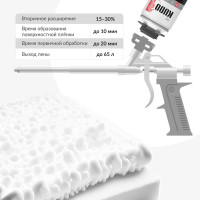 Полиуретановая монтажная пена KUDO PROFF 65+ KUPP10S65+