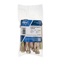 Анкерный болт с гайкой, 12x99 мм, 10 шт в пакете Zitar 124336