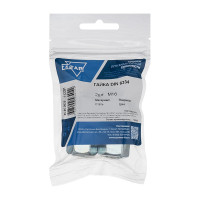 Гайка соединительная DIN6334 оцинкованная М16, 2 шт в пакете Zitar 112281