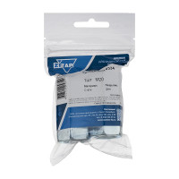 Гайка соединительная DIN6334 оцинкованная М20, 1 шт в пакете Zitar 112841