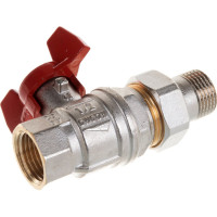 Шаровой кран RuB с накидной гайкой ("американка"), 1/2" DN15 PN40, ВР-ВР, серия MILANO (S.90) S90D36
