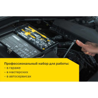 Набор инструментов 18 предметов 1/4" Inforce, Сталь Cr-V, Профессиональный, 06-07-13