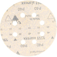 Шкурка шлифовальная 25 шт. для эксцентриковых шлифмашин (125 мм; К40; крепление на липучке) DEWALT DT 3111