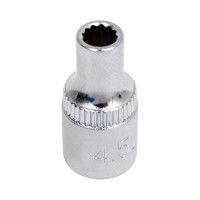 Головка торцевая JTC 1/4" 4.5 12-ти гранная L=25мм -22645 767835
