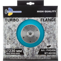 Диск алмазный отрезной TRIO-DIAMOND 230хm14 Flange Turbo FHQ456