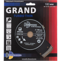 Диск алмазный ультратонкий отрезной TRIO-DIAMOND 180x22.23 ТGrand Thin Turbo GTT704