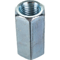 Гайка соединительная DIN6334 оцинкованная М16, 2 шт в пакете Zitar 112281