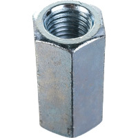 Гайка соединительная DIN6334 оцинкованная М20, 1 шт в пакете Zitar 112841