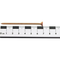 Саморез ШУж с потайной головкой 4,0x70 мм + универсальный дюбель 6x52 мм, 14 шт в пакете Zitar 112940