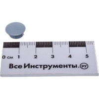 Декоративная заглушка Tech-Krep/Zitar 10 мм светло-серая 35 шт - пакет 108873