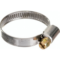 Обжимной хомут из нержавеющей стали 25x40 мм, 2 шт, ярлык Zitar 104046