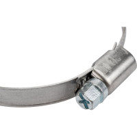 Обжимной хомут из нержавеющей стали 50x70 мм, 2 шт, ярлык Zitar 104050