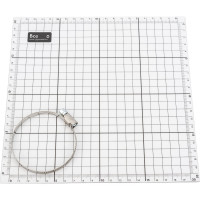 Обжимной хомут из нержавеющей стали 50x70 мм, 2 шт, ярлык Zitar 104050