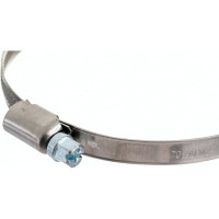 Обжимной хомут из нержавеющей стали Tech-Krep 70х90 2шт - ярлык 104052