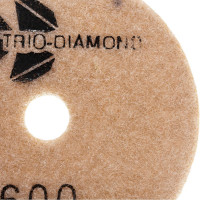 Алмазный гибкий шлифовальный круг TRIO-DIAMOND "Черепашка" 100 мм № 600 340600
