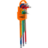 Шестигранные ключи NEO Tools HEAVY DUTY T10-T50 мм, 9 шт. 09-518